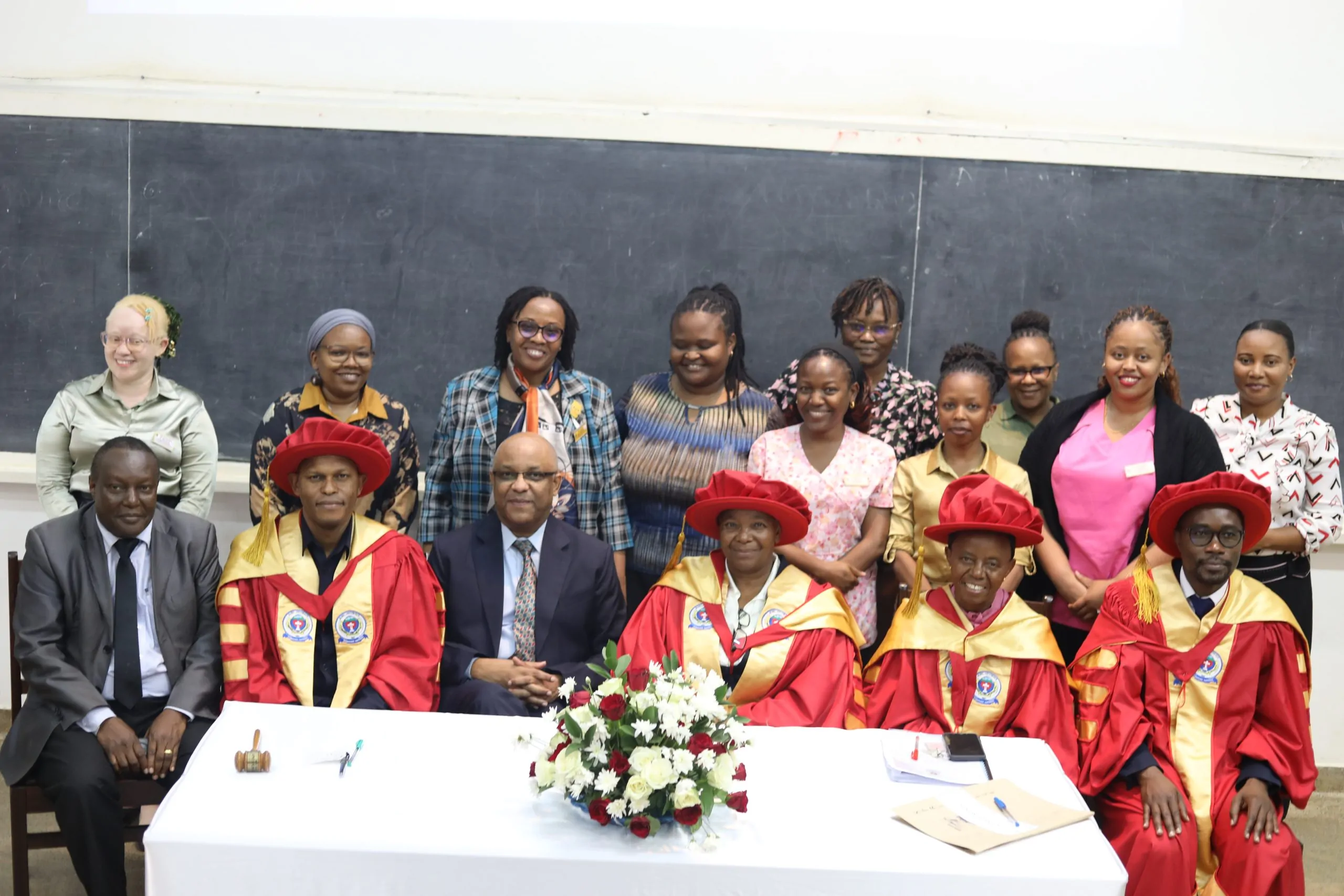 KCMC University academic community at PhD defense