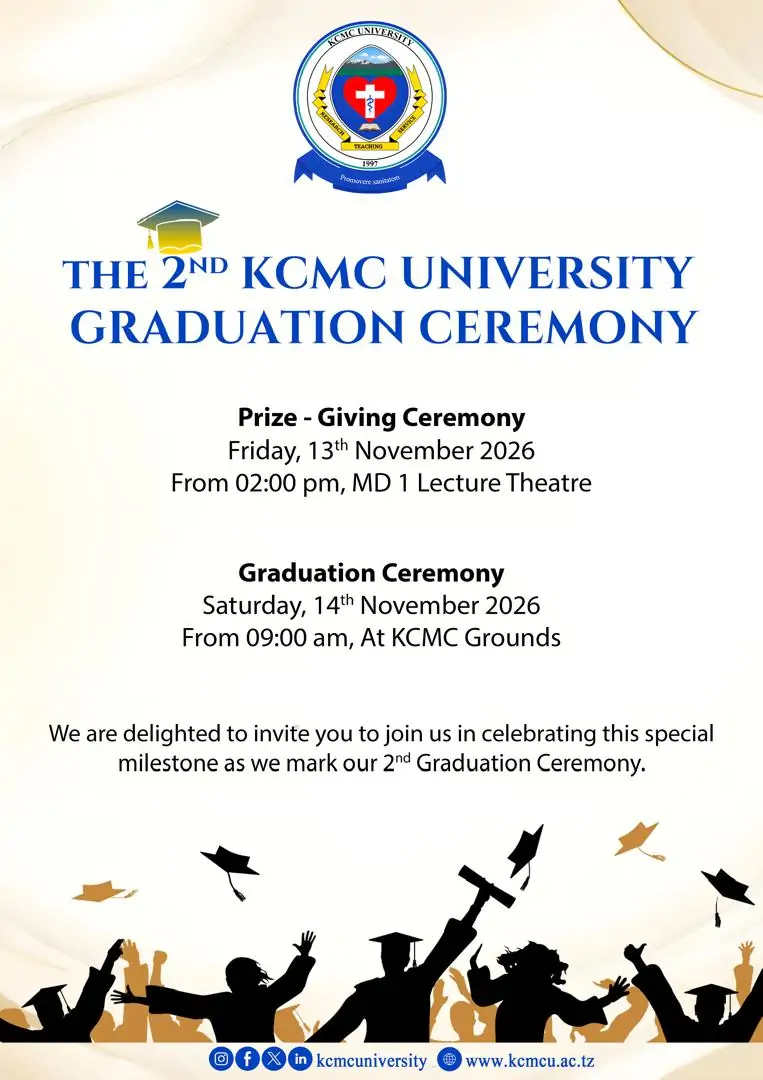 KCMC University 2nd Graduation Ceremony 2026